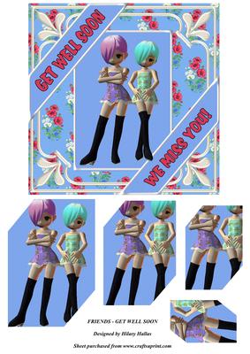 Friends - Get Well Soon - CUP320085_819 | Craftsuprint
