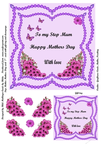 STEP MOTHER MOTHERS DAY CARD - CUP1020333_10778 | Craftsuprint