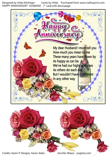 HAPPY ANNIVERSARY HUSBAND - CUP1167273_10778 | Craftsuprint