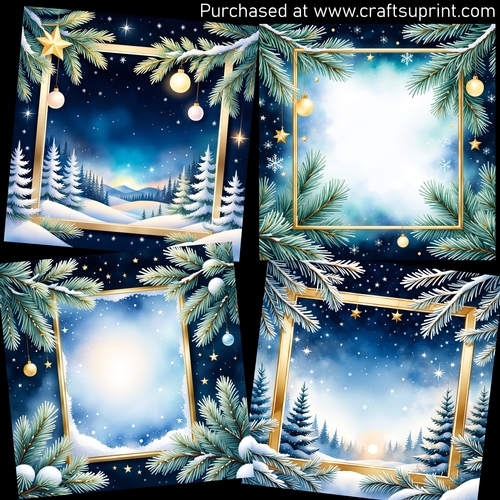 Winter frames 2 - CUP1300854_123648 | Craftsuprint