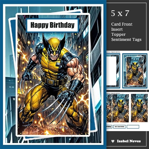 Super Birthday ~ Wolverine - CUP1377140_2073 | Craftsuprint
