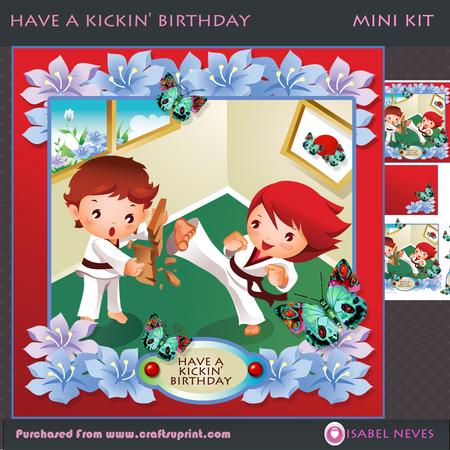 Have a Kickin’ Birthday - CUP664806_2073 | Craftsuprint