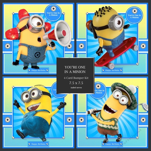 Youre One In A Minion Bumper Kit 2 - CUP778036_2073 | Craftsuprint