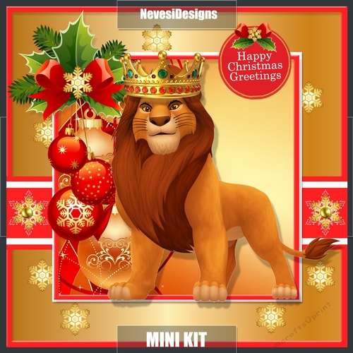 Christmas Lion King 2 CUP976773_2073 Craftsuprint