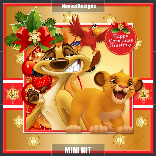 Christmas Lion King 4 CUP976779_2073 Craftsuprint