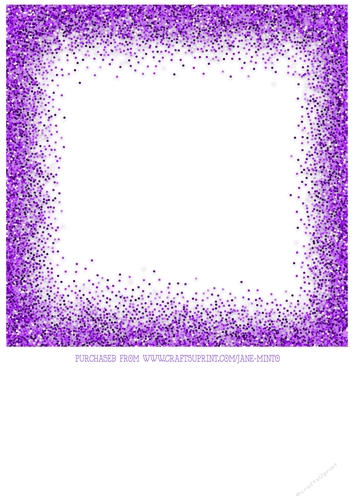 GLITTER BORDER PURPLE - CUP1046916_57683 | Craftsuprint