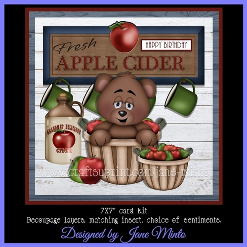 CIDER TEDDY mini kit - CUP1106661_57683 | Craftsuprint