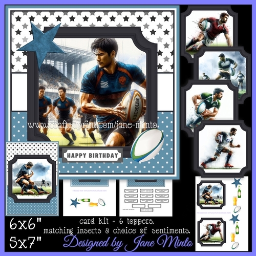 RUGBY PLAYERS - CUP1302633_57683 | Craftsuprint