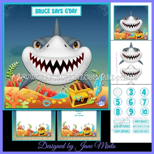 BRUCE THE SHARK - CUP871664_57683 | Craftsuprint