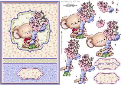 Message from Mouse Card Topper & Decoupage - CUP388292_68 | Craftsuprint