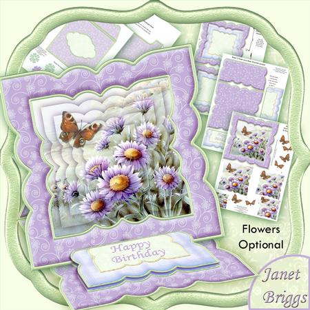 Daisies & Butterfly Easel Card Kit & Decoupage - CUP489591_68 ...