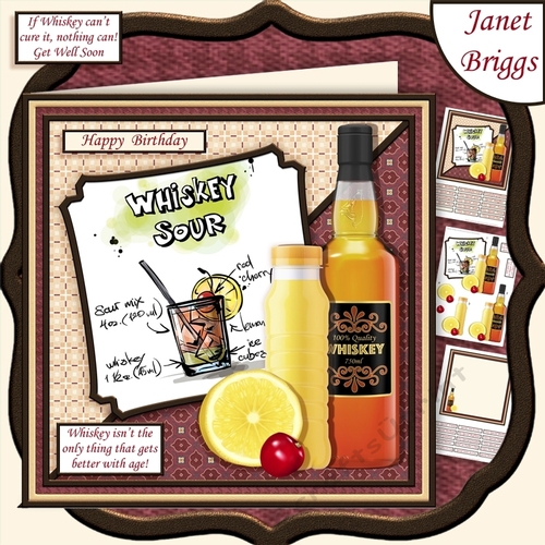 cocktails-whiskey-gets-better-with-age-7-5-humorous-decoupage-mini-kit