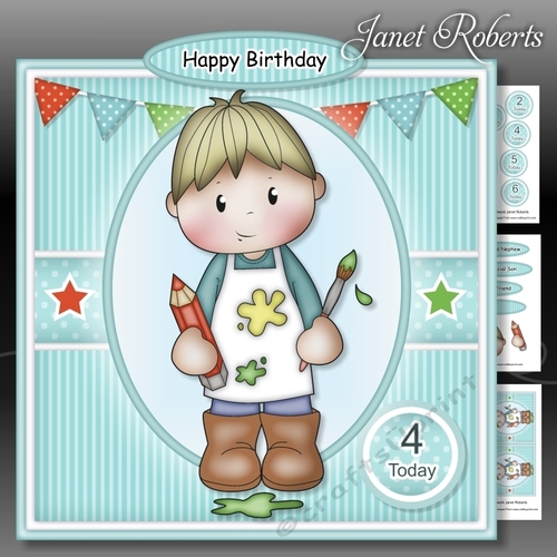 Painting Josh Mini Kit With Ages s 2 to 6 yrs CUP865592_2053