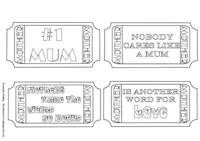 Mother Tickets - CUP348817_1749 | Craftsuprint