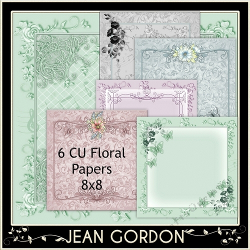 CU Floral Paper Pack - CUP727398_512 | Craftsuprint