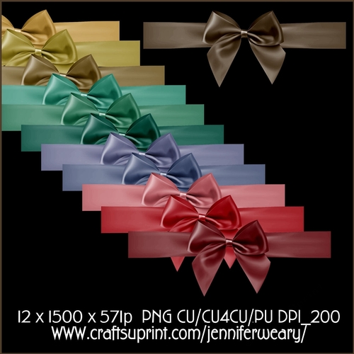 Christmas Joy Bows 5 CUP1018436_68705 Craftsuprint