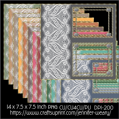 Laced Textured Frames 2Cozy CUP1158939_68705 Craftsuprint