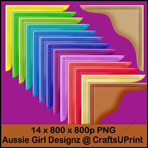 Spring Corners 2 - CUP1261296_68705 | Craftsuprint