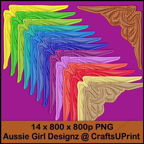 Spring Corners 3 - CUP1261297_68705 | Craftsuprint