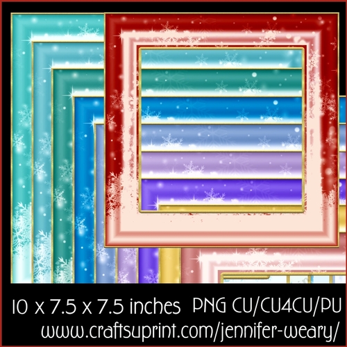 Jolly Christmas Frames - CUP910803_68705 | Craftsuprint