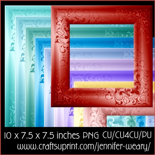 Jolly Christmas Frames 2 - CUP910805_68705 | Craftsuprint