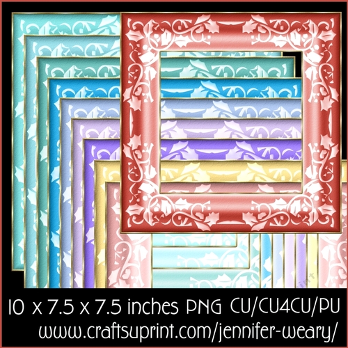Jolly Christmas Frames 4 - CUP912136_68705 | Craftsuprint