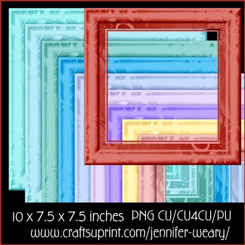 Jolly Christmas Frames 7 - CUP916476_68705 | Craftsuprint
