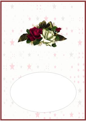 Red and White Roses Insert - CUP456570_1716 | Craftsuprint