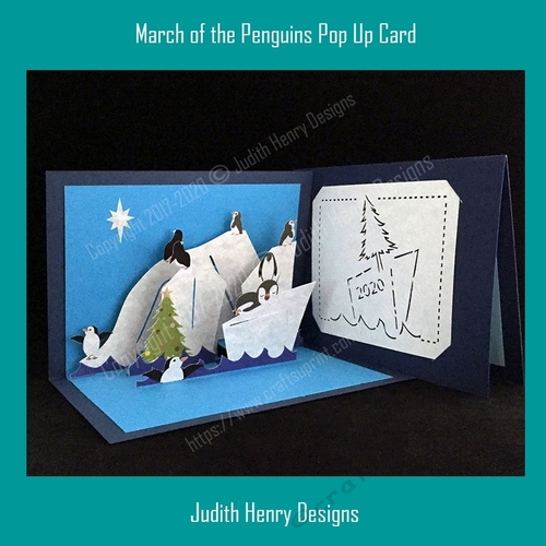 March of the Penguins Pop Up Card - CUP1084126_2228 | Craftsuprint