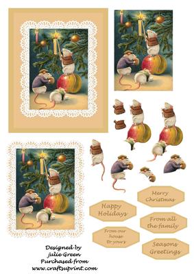 Three Wise Mice 9cm main image 1