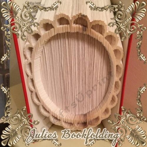 Frame 6 circle scallops book folding pattern CUP803240_1031