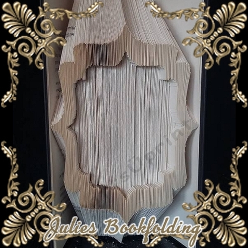 Frame 7 bracket book folding pattern CUP803331_1031 Craftsuprint