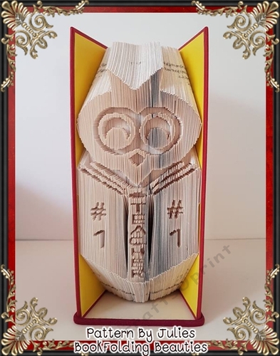 Owl #1 teacher book folding pattern - CUP885151_1031 | Craftsuprint
