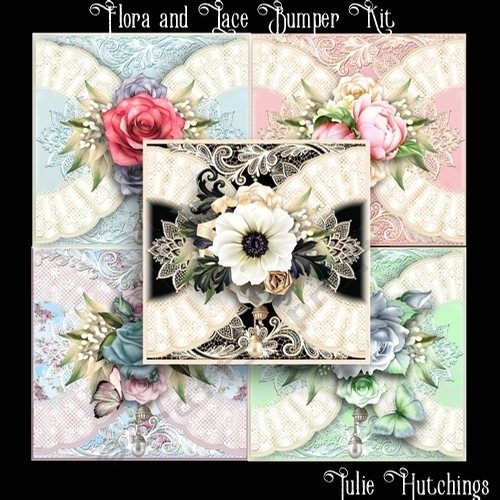 Flora And lace Bumper Card Kit CUP787645_1483 Craftsuprint