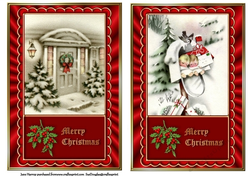 A5 Christmas Card Toppers 4 - CUP819321_703 | Craftsuprint