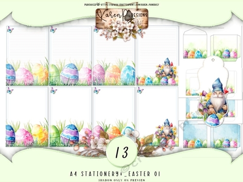 A4-Stationery+_Easter01 - CUP1287562_76091 | Craftsuprint