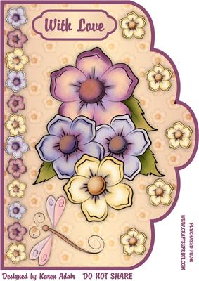 Blooming Beautiful A4 Scallop Edge Card Front - CUP193924_168 ...