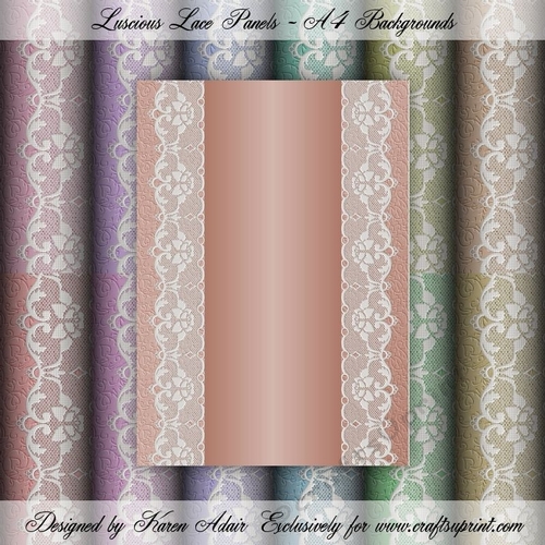 Luscious Lace Background Paper Pack - CUP770098_168 | Craftsuprint