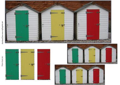 Beach Huts - CUP251226_1056 | Craftsuprint