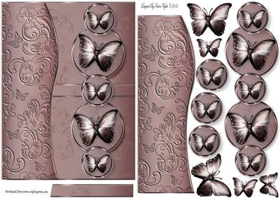 Plum Flutter Pattern Take an Elegant Plum Flutter - CUP371175_1056 | Craftsuprint