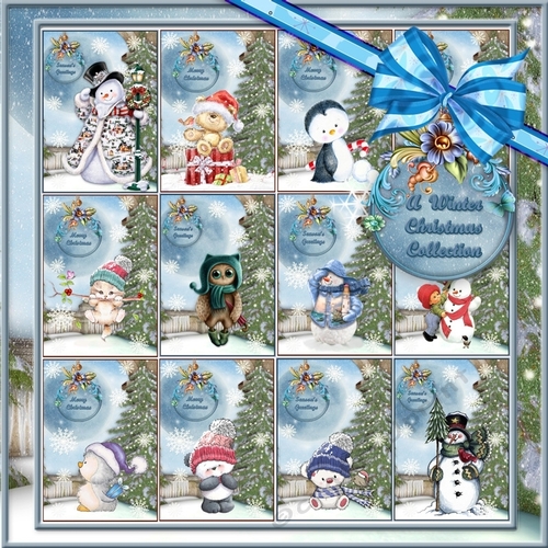 Christmas sentiment with toppers A Winter Christmas Collection - CUP923602_1056 | Craftsuprint