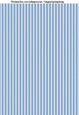 Blue Zigzags Backing Paper - CUP196016_572 | Craftsuprint