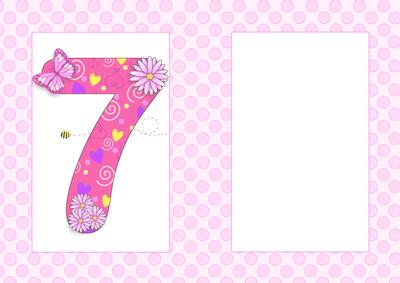Seven Today Girl Butterflies and Flowers A5 Insert - CUP628324_1028 ...