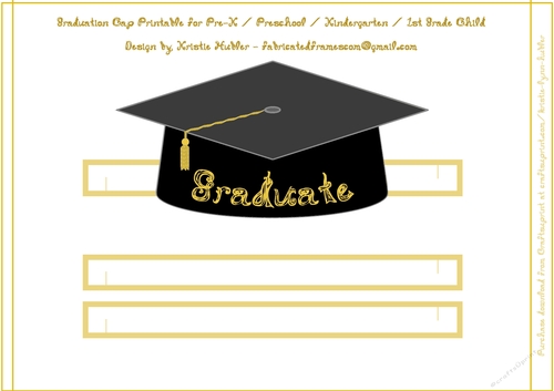 Graduation Cap Black Printable Paper Hat Gold Fabric Font Graduate - CUP