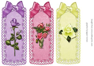 Rose Bookmark - CUP98851_3 | Craftsuprint