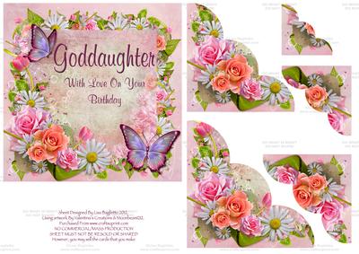Beautiful Butterflies - Birthday Card for Goddaughter - CUP364999_614 ...