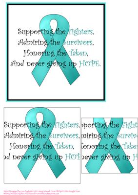 Supporting the Fighters - Ovarian Cancer Awareness Card - CUP70881_614 ...