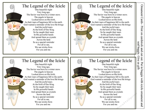 The Legend of the Icicle Cards - CUP723585_1548 | Craftsuprint