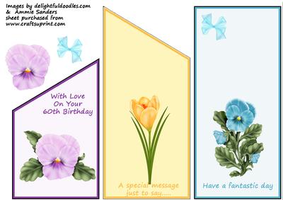60th Birthday Spring Flowers - CUP63474_643 | Craftsuprint