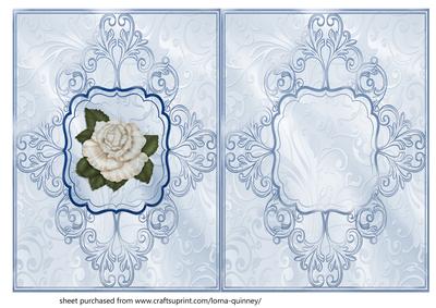White Rose Insert - CUP677715_643 | Craftsuprint